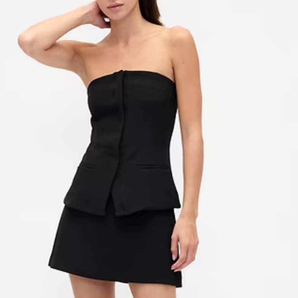 GAP Strapless BiStretch Corset Top| Size S